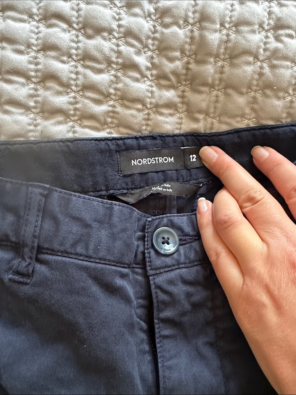 Nordstrom Dark Navy Women's Casual Pants